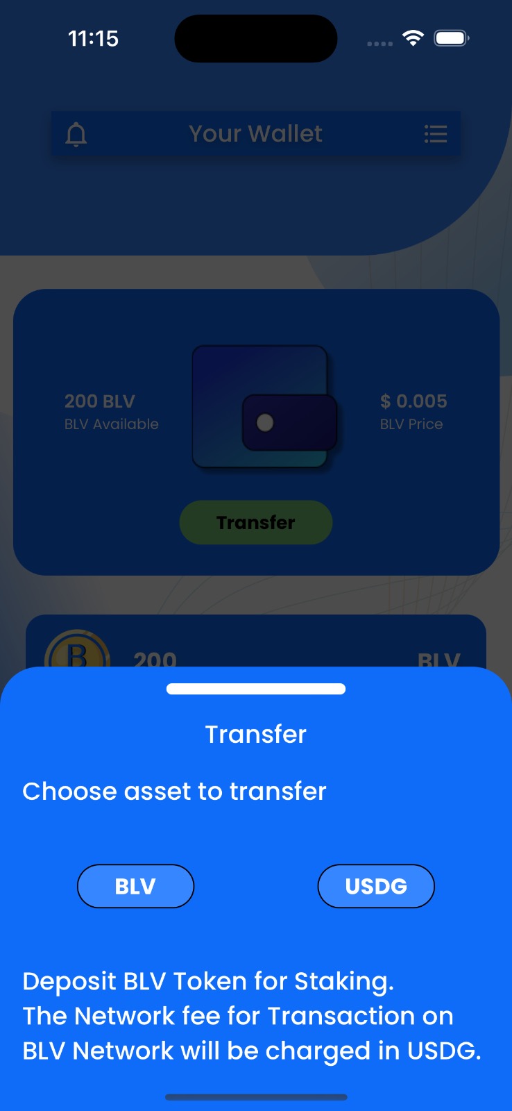 How to Transfer BLVCoins